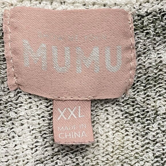 SHOW ME YOUR MUMU Women Woodsy Sweater Sz XXL Green Majestic Palm Knit 79-4 - Picture 6 of 11